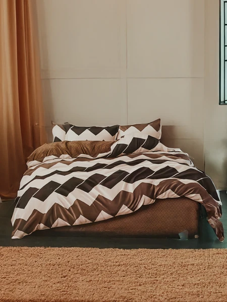 Royalfashion Vzorované povlečení 180x200 sada 3 DÍLNÁ