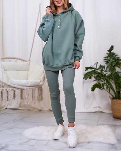 Жіночий комплект з 3 предметів Royalfashion Green