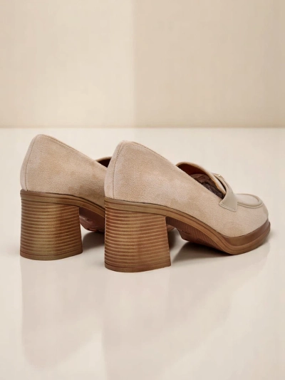 Royalfashion dámské loafersy s blokovým podpatkem Evelay