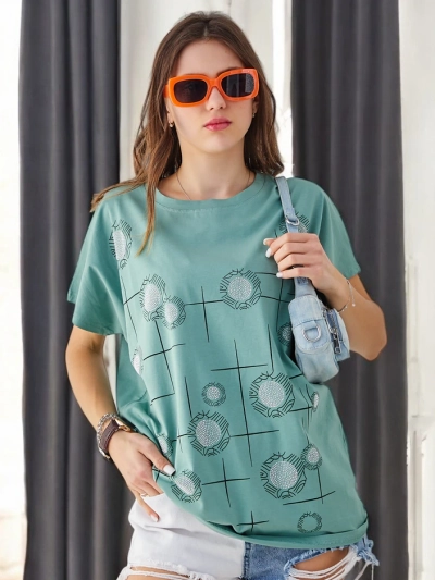 Dámské bavlněné tričko Royalfashion s potiskem