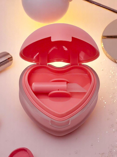2-v-1 rtěnka a tvářenka v srdcovité dóze Peach Rose