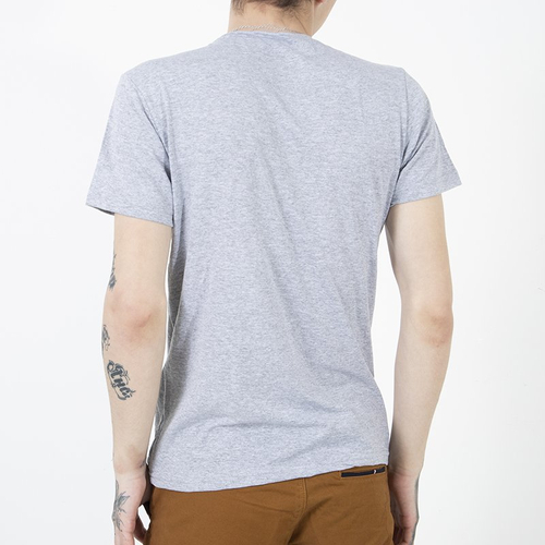 Сіра чоловіча футболка з принтом