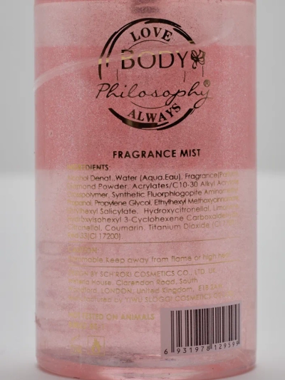Beauty Kiss Tělový sprej s třpytkami 88 ml