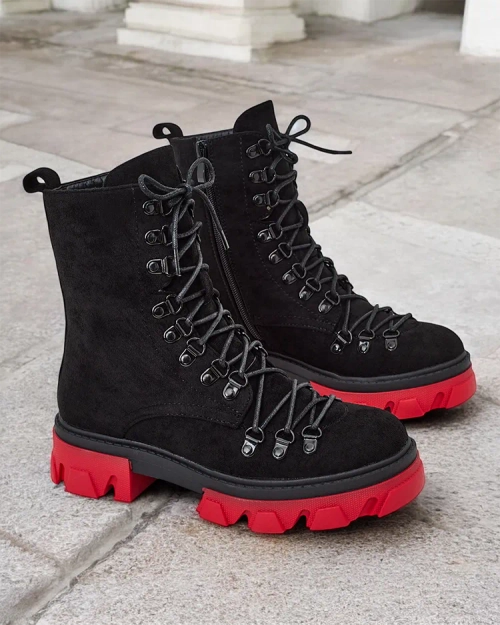 Royalfashion Жіночі черевики на шнурівці Xorri