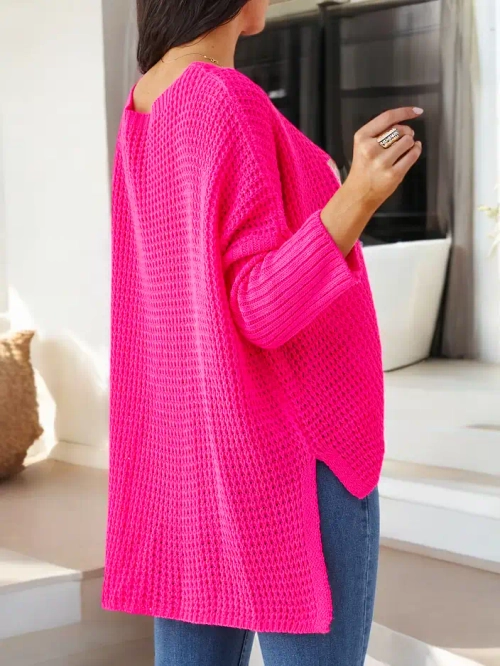 Royalfashion акриловий в'язаний светр для жінок з написами