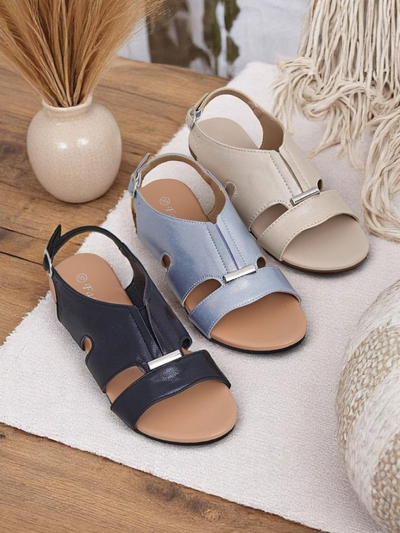 Royalfashion Dámské sandály na ploché podrážce Solea Comfort