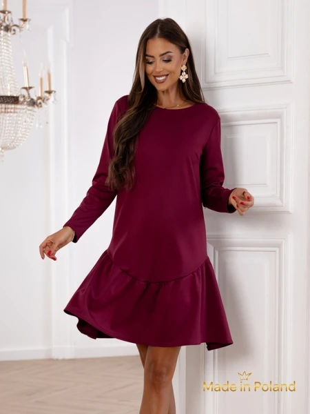 Dámské mini šaty s volánkem