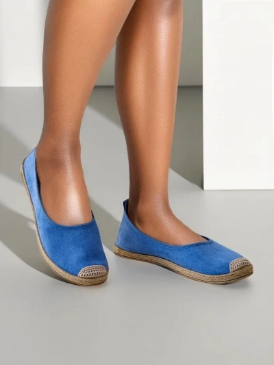 Royalfashion Dámské espadrilky z eco-suede Aroles