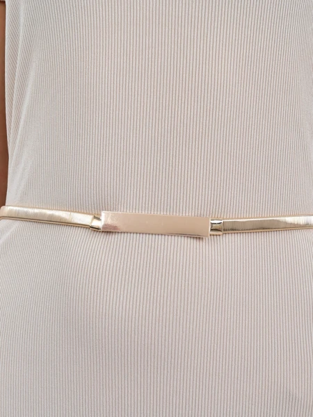 Elastický dámský pásek s ozdobným háčkem