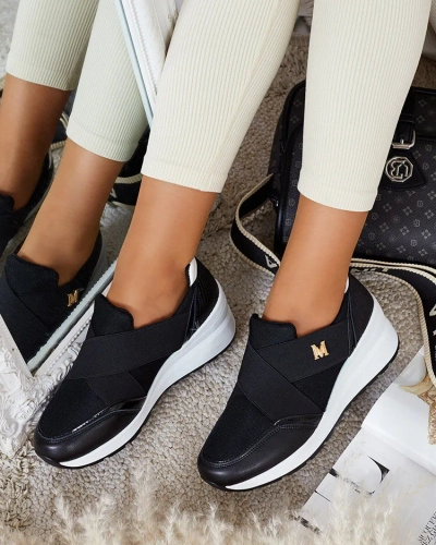 Royalfashion Dámské sportovní tenisky na podpatku Benntas