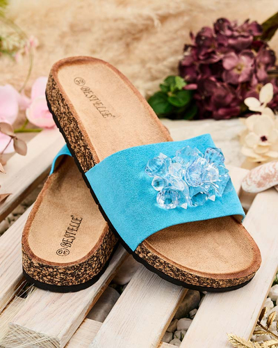 Royalfashion Dámské žabky Villo s kamínky