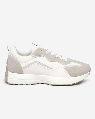 Bílé dámské tenisky Qsially- Footwear