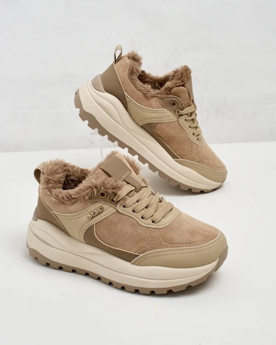 Royalfashion Dámské zateplené tenisky Ruffi