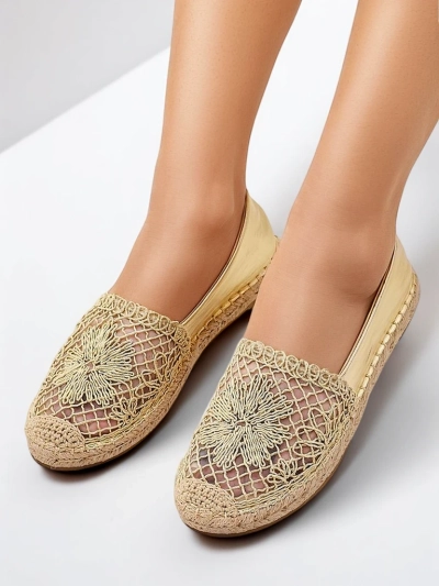 Royalfashion Dámské perforované espadrilky Verela