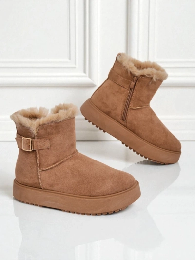 Royalfashion Krátké boty a'la sněhule dámské Winter Crest