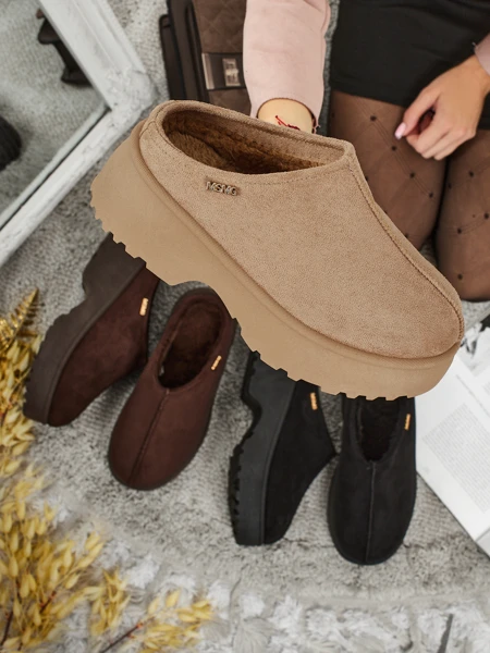 Krátké boty a'la sněhule dámské s kožíškem Noelina