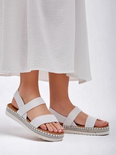Sandály Royalfashion pro ženy s dekorativní podrážkou Zindas