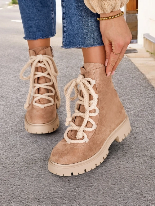 Жіночі шнурувальні чоботи Royalfashion Vemioz