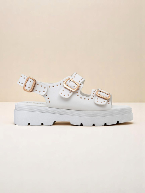 Royalfashion Жіночі сандалі на товстій підошві з джетами Rocky Chic