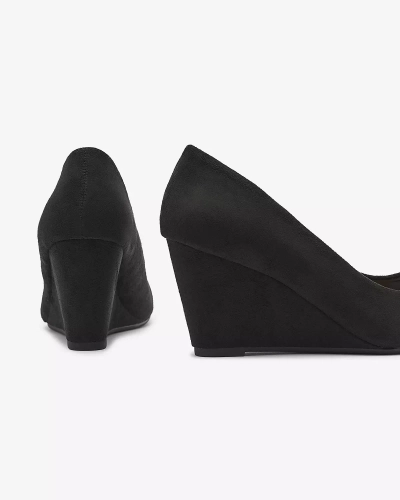 Klasické dámské lodičky z ekokůže v černé barvě Jiwitis - Obuv