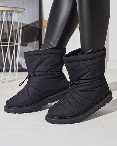 Černé dámské zateplené boty a'la snow boots Kaliolen - Obuv