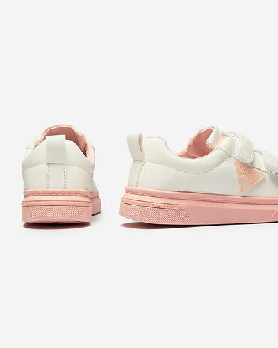 Bílo-růžová dětská sportovní obuv Yovoy- Obuv