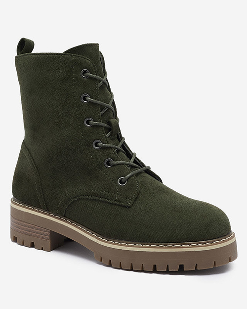 Зелені жіночі черевики-трапери Priviea - Взуття