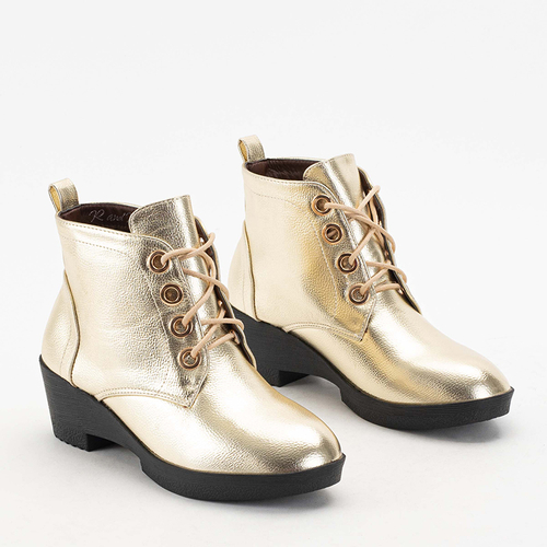 Золоті жіночі черевики Tivera