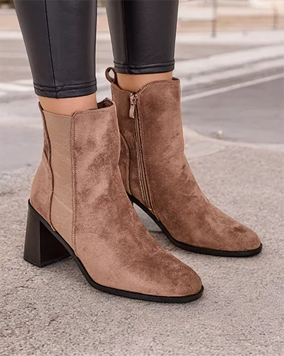 Dámské kotníkové boty na podpatku Royalfashion Enotto