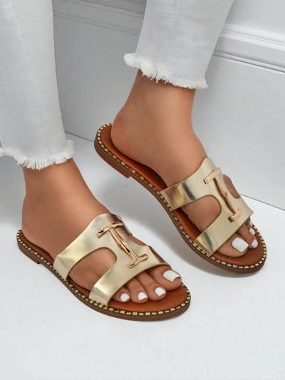 Royalfashion Dámské pantofle na ploché podrážce Maya Louise
