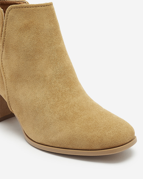 Чоботи жіночі з екозамші верблюжої Frenas - Взуття