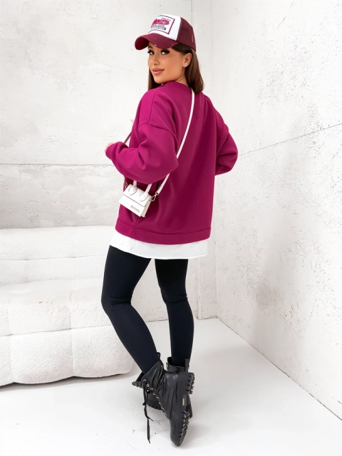 Royalfashion Котонова жіноча толстовка з знімним низом