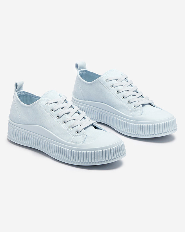 Světle modré dámské sportovní tenisky Dollof- Obuv