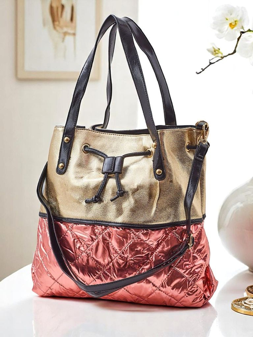 Royalfashion Велика жіноча сумка Golden Luxe Shopper