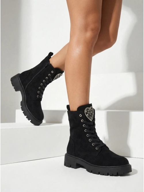 Жіночі ботильйони Euni з еко-замші