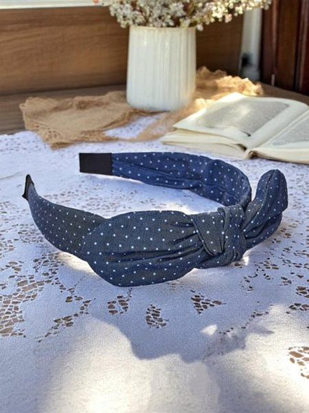 Royalfashion Čelenka s puntíkovanou mašlí Lilka