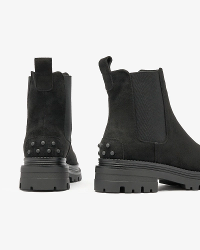 Royalfashion Černé dámské zateplené boty Comfy Walk