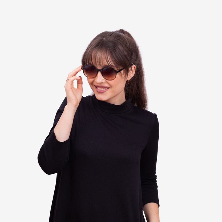 Dámské hnědé sluneční brýle - doplňky