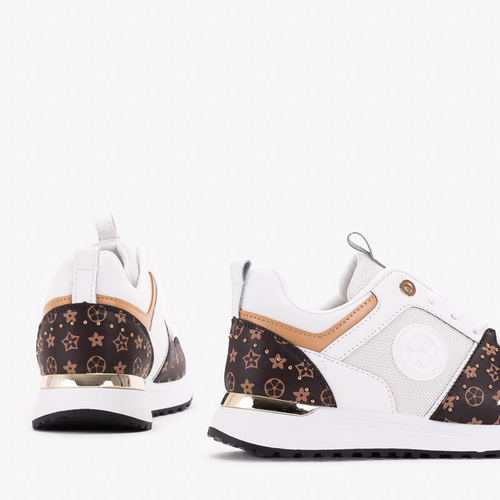 Білі жіночі кросівки з принтом Evenra