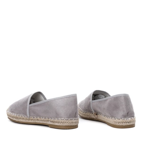 Szare espadryle Vorena - Obuwie