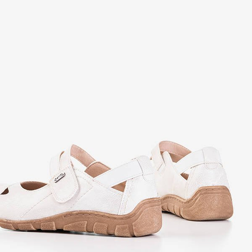 Жіноче біле взуття Perte з низьким вирізом - Взуття