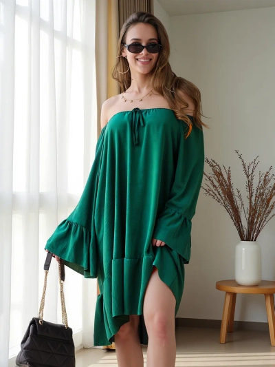 Royalfashion Dámské šaty a'la španělské s volány oversized