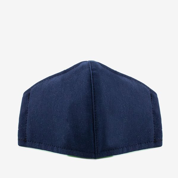 Tříbarevná obličejová maska navy blue - 1