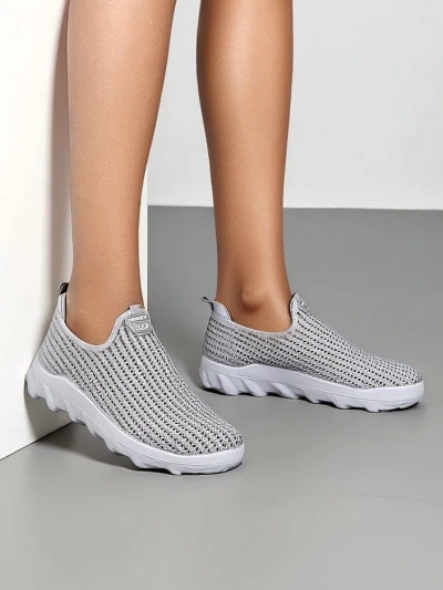 Royalfashion Dámské sportovní boty na slip-on z textilu Eraste