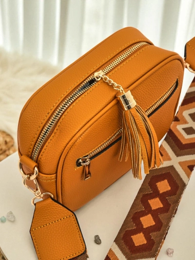Royalfashion Маленька жіноча сумочка з екошкіри з кольоровим ремінцем Kovi Lace