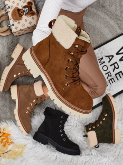 Жіночі ботильйони-трапери з хутром Tessara