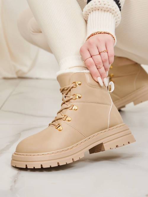 Royalfashion Бежеві жіночі капці Develier