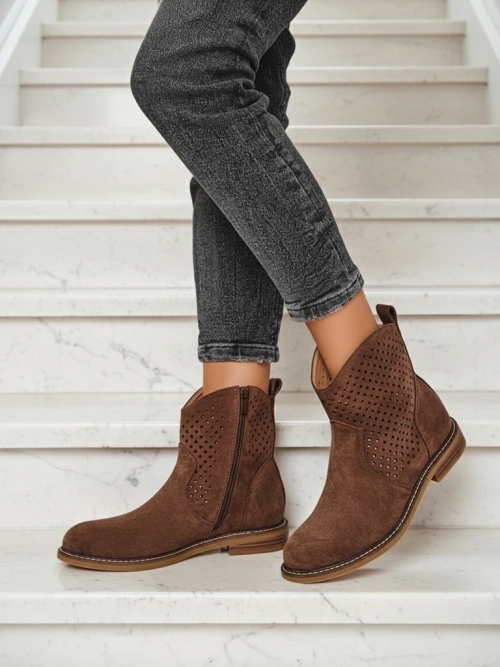 Royalfashion Жіночі ажурні ботильйони Toffas