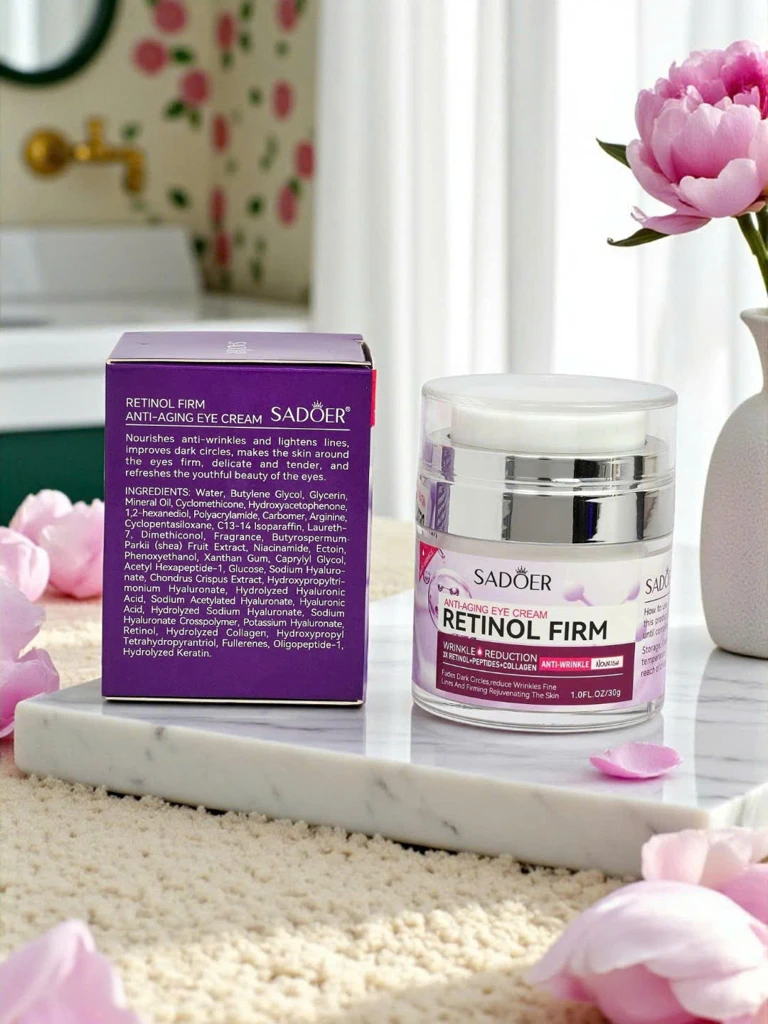 Sadoer Anti Wrinkle Retinol Firm Cremo Vesta - oční krém 30g