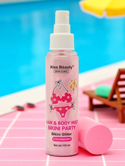 Summer Spray - Tekutý rozjasňovač na vlasy a tělo Jahoda
